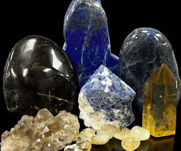 sodalite black obsidian sagittarius