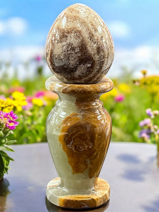 Chocolate Calcite Egg