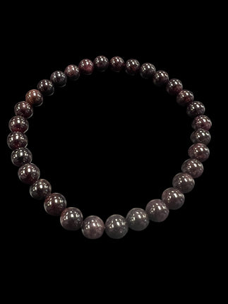 Garnet Bracelet | 6mm Beads