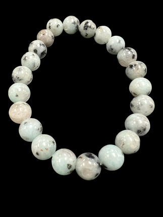 Kiwi Jasper Bracelet | 8mm Beads