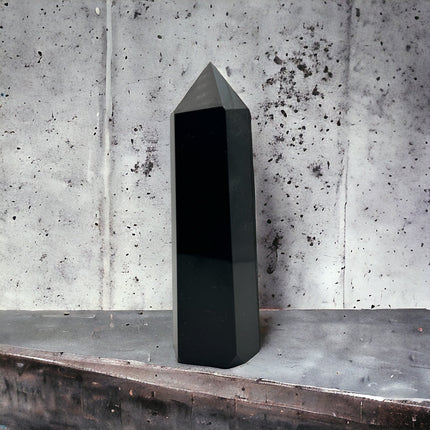 Black Obsidian Tower - Over 1 Pound - Raven's Cauldron