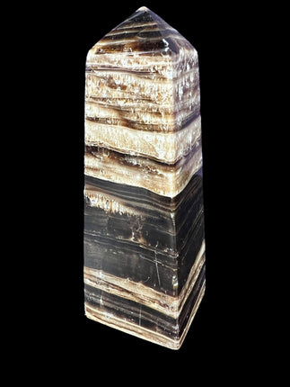 Dark Chocolate Calcite Tower - AAA - Raven's Cauldron