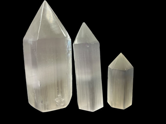 Hexagonal Selenite Tower - Raven's Cauldron