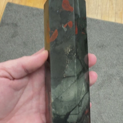 African Bloodstone Tower - Over 2 Pounds, highest quality Raven’s Cauldron 6 N Sandusky St. Delaware, OH. 43015