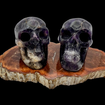 3 inch Gemstone Carving - Skull, Dragon's Head - Raven's Cauldron