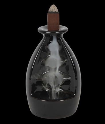 Cocoon Ceramic Blackflow Incense Burner - Raven's Cauldron