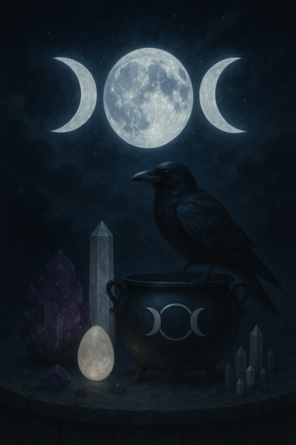 The Origins & Meanings of the Triple Moon Goddess