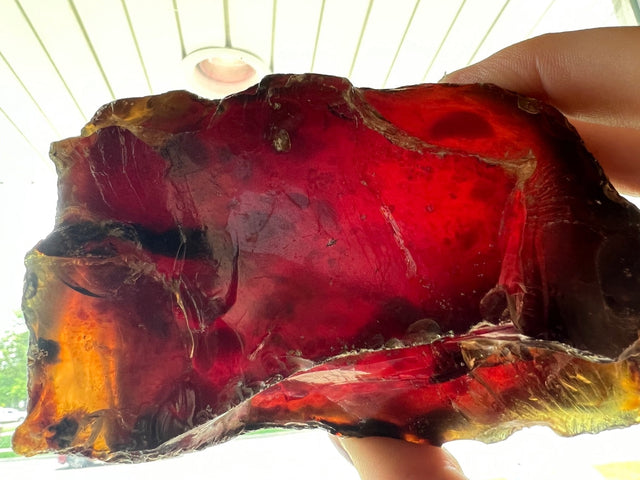 Amber Stones & Jewelry - Zebra, Blue & Amber Resin Collection