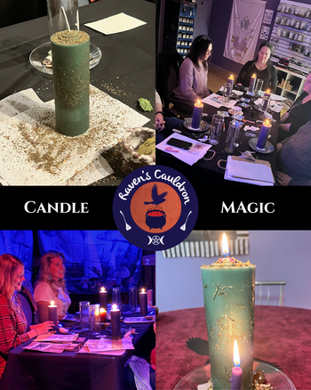candle magic casting magical light event workshop raven's cauldron 6 N sandusky St. delaware, OH 43015