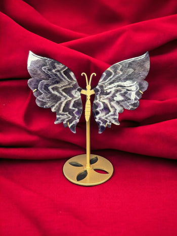 Chevron Dream Amethyst Wings - Raven's Cauldron 6 N Sandusky St. Delaware, OH 43015