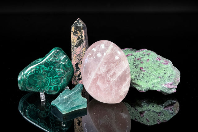 heart chakra crystals Raven's Cauldron 6 N Sandusky St. Delaware, OH 43015