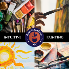 intuitive painting workshop event ravens cauldron 6 N sandusky St Delaware OH 43015