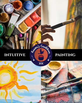 intuitive painting workshop event ravens cauldron 6 N sandusky St Delaware OH 43015