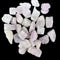 Soft pink Morganite crystals with heart chakra ritual tools at Raven’s Cauldron.