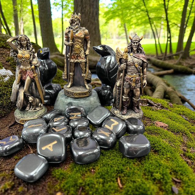 Norse mythology statues and Viking figurines collection