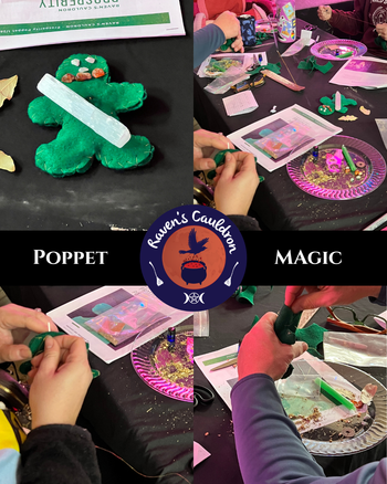poppet crafting event workshop raven's cauldron 6 n sandusky st delaware, oh 43015