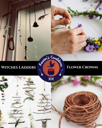 witches ladder flower crowns event workshop ravens cauldron 6 n sandusky st delaware oh 43015