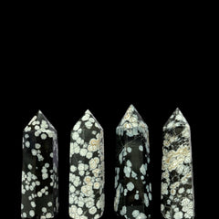 Collection image for: Snowflake Obsidian Crystals - Grounding & Calming