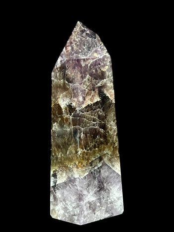 Super 7 crystal Tower with visible inclusions – Raven’s Cauldron Delaware Ohio