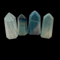 Rare Trollite Towers with quartz veining and indigo tones