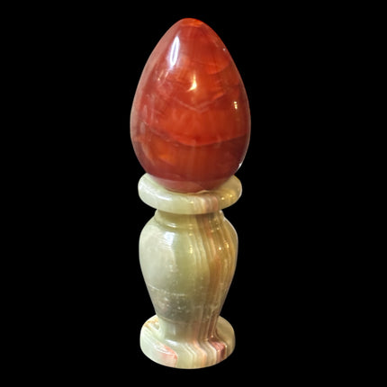 Shop high-quality Carnelian crystal eggs sold by weight. Ideal for sacral chakra healing, energy boosting, rituals & spiritual home decor. Raven’s Cauldron.