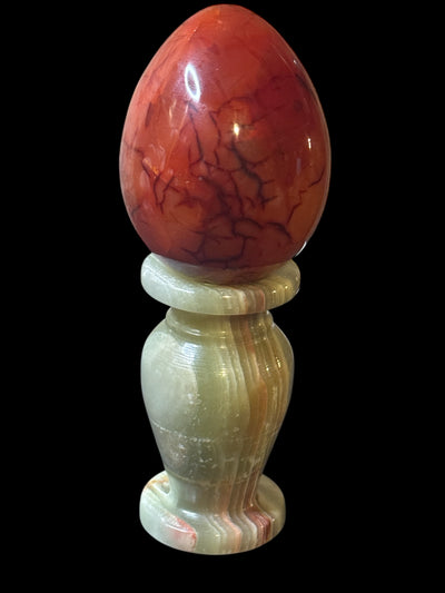 Polished Carnelian Crystal Egg – Healing Crystal for Energy & Manifestation