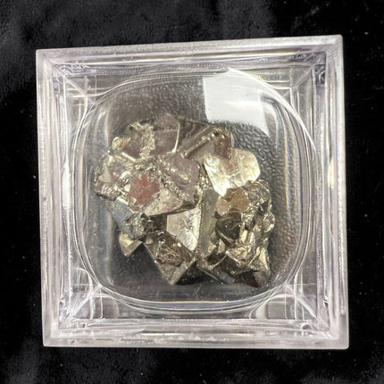 Rare cubic Pyrite crystal formation from Peru with metallic luster – Raven’s Cauldron, Delaware, OH