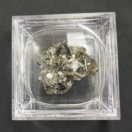 Rare Peruvian Pyrite mineral specimen with sharp cubic growth – Raven's Cauldron, Delaware, OH