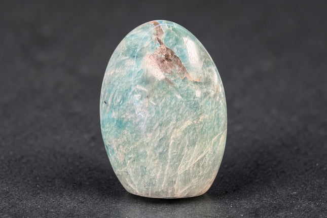Amazonite free form crystal 630g for communication, emotional balance, and throat chakra healing - Raven's Cauldron
