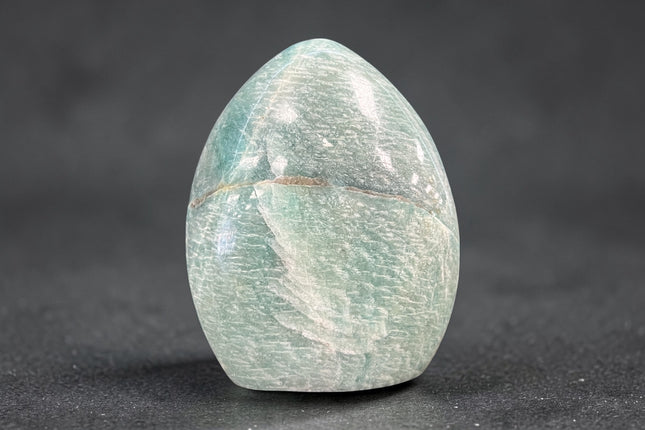 Amazonite free form crystal 540g for emotional balance, calm energy, and throat chakra communication - Raven's Cauldron