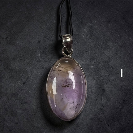 Ametrine Silver Pendant Large One of a Kind Crystal Jewelry Raven's Cauldron Delaware Ohio Pendant #1