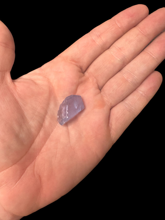 High-quality faceted Blue Fluorite palm stones – Raven’s Cauldron, 6 N Sandusky St, Delaware, OH 43015