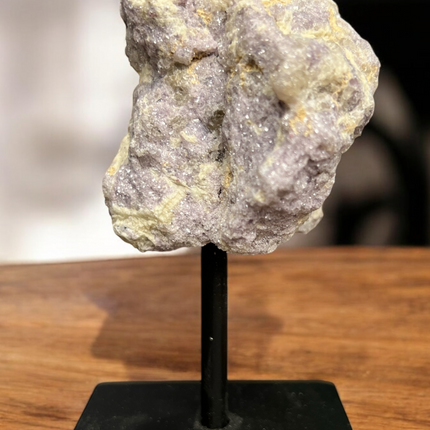 Lepidolite_Gemstone_on_a_Stand_Ravens_Cauldron_6_North_Sandusky_Street_Delaware_Ohio_43015