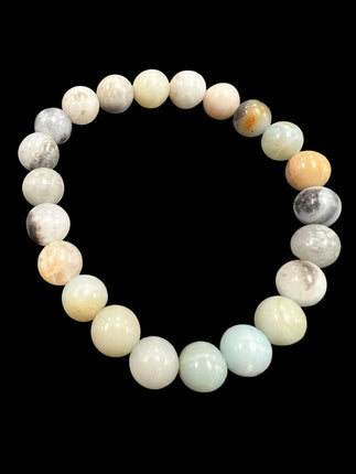 Mixed Amazonite Bracelet | 8mm Beads