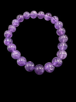 Amethyst Bracelet | 8mm Beads