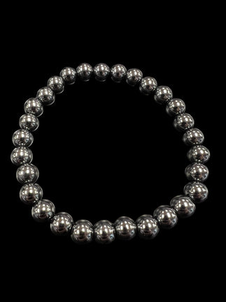 Hematite Bracelet | 8mm Beads