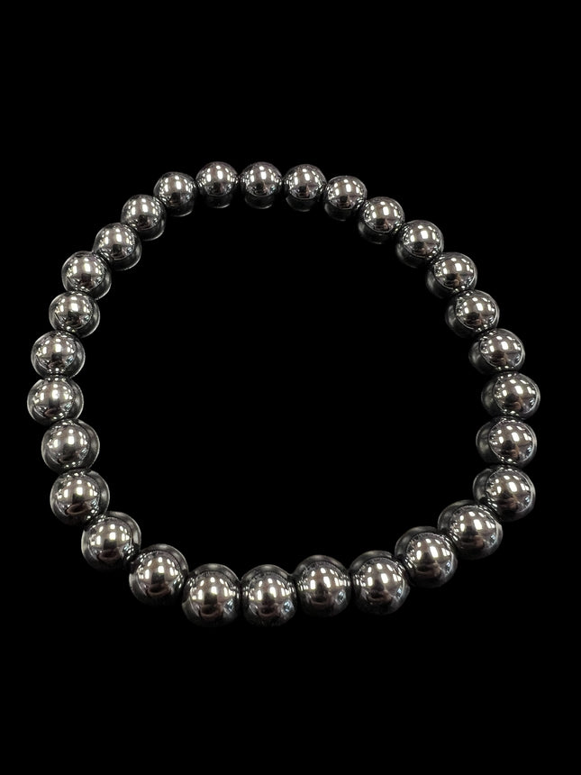 Hematite Bracelet | 8mm Beads