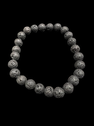 Lava Stone Bracelet | 8mm Beads