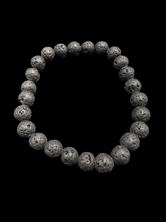 Lava Stone Bracelet | 8mm Beads