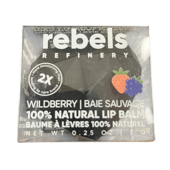 Rebels Refinery- Heart Case Lip Balm- Wildberry- Raven's Cauldron- 6 North Sandusky Street Delaware Ohio