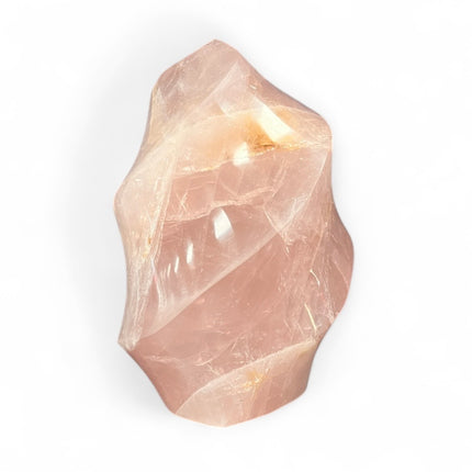 Rose Quartz crystal Flame