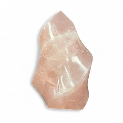 Rose Quartz crystal Flame