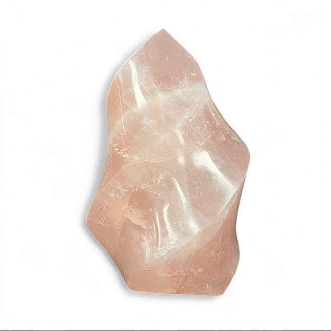 Rose Quartz crystal Flame