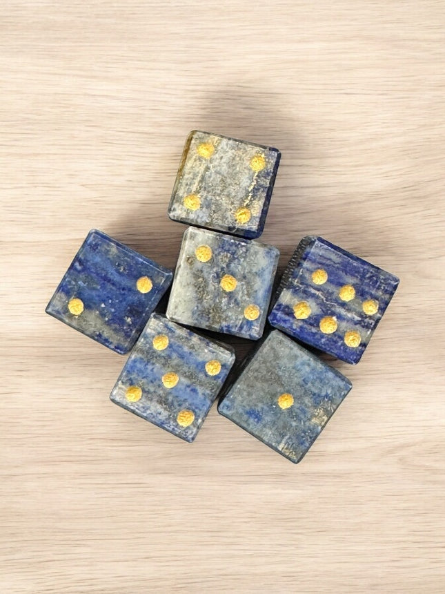 D6- Six Sided Dice- Sodalite- 6 North Sandusky Street Delaware Ohio