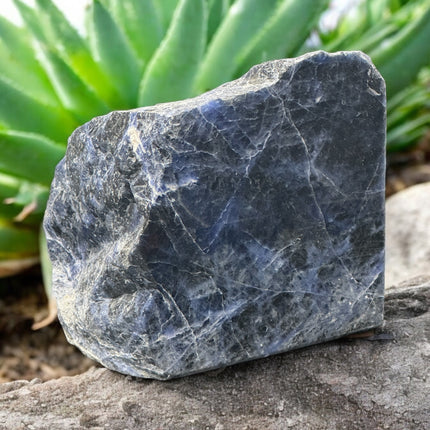 Sodalite Slab - polished on two sides, rough on two sides - 6 N Sandusky St. Delaware, OH 43015