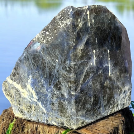 Sodalite Slab - polished on two sides, rough on two sides - 6 N Sandusky St. Delaware, OH 43015