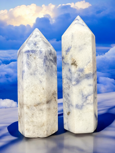 Afghanite Tower - Faceted - 4 inch