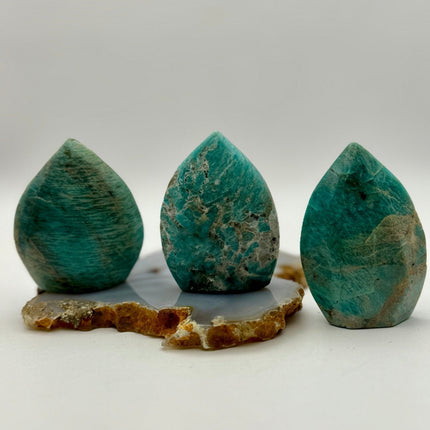 Amazonite Flame, Amazonite Crystal, Amazonite Stone, Gambler's Stone, Prosperity Stone - Raven's Cauldron