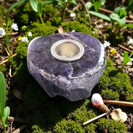 Amethyst Chime Candle Holder, Raven's Cauldron, 6 N. Sandusky St, Delaware, OH 43015