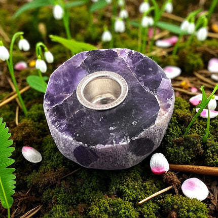 Amethyst Chime Candle Holder, Raven's Cauldron, 6 N. Sandusky St, Delaware, OH 43015